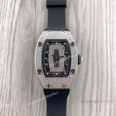 Swiss Copy Richard Mille Lady watch RM007-1 Bust Down Stainless Steel 31mm